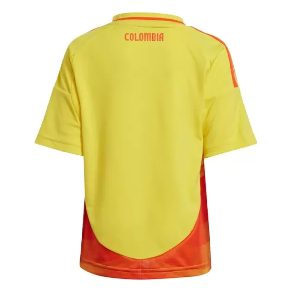 Günstige Kolumbien Kindertrikot Heim 2024 Kurzarm