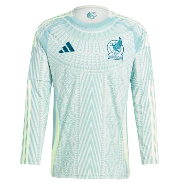 Günstige Mexiko Herrentrikot Auswärts 2024 Langarm