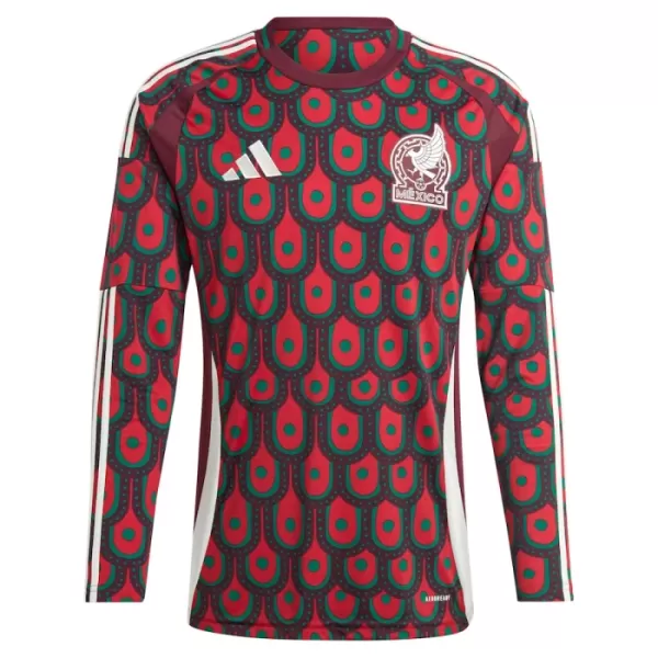 Günstige Mexiko Herrentrikot Heim 2024 Langarm