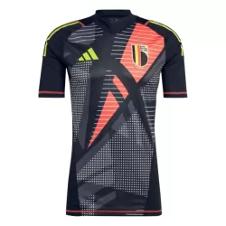 Günstige Belgien Torwart Herrentrikot EURO 2024 Kurzarm Schwarze Günstige Belgien Torwart Herrentrikot EURO 2024 Kurzarm Schwarze