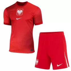 Günstige Polen Kindertrikot Auswärts EURO 2024 Kurzarm Günstige Polen Kindertrikot Auswärts EURO 2024 Kurzarm