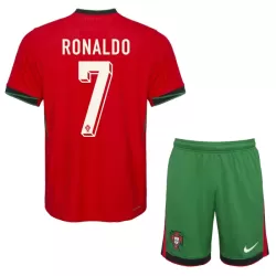 Günstige Portugal Ronaldo 7 Kindertrikot Heim EURO 2024 Kurzarm Günstige Portugal Ronaldo 7 Kindertrikot Heim EURO 2024 Kurzarm