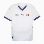 Günstige Schweiz Herrentrikot Auswärts EURO 2024 Kurzarm