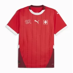 Günstige Schweiz Herrentrikot Heim EURO 2024 Kurzarm Günstige Schweiz Herrentrikot Heim EURO 2024 Kurzarm