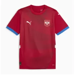 Günstige Serbien Herrentrikot Heim EURO 2024 Kurzarm