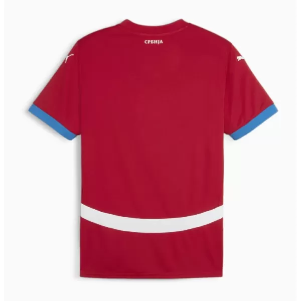 Günstige Serbien Herrentrikot Heim EURO 2024 Kurzarm