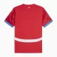 Günstige Tschechische Republik Herrentrikot Heim EURO 2024 Kurzarm