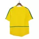 Günstige Brasilien 2002-2003 Herrentrikot Heim Retro Kurzarm