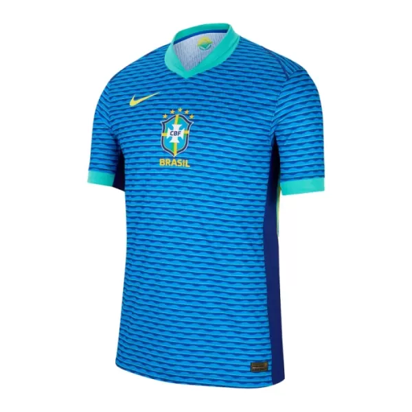 Günstige Brasilien Kindertrikot Auswärts 2024 Kurzarm