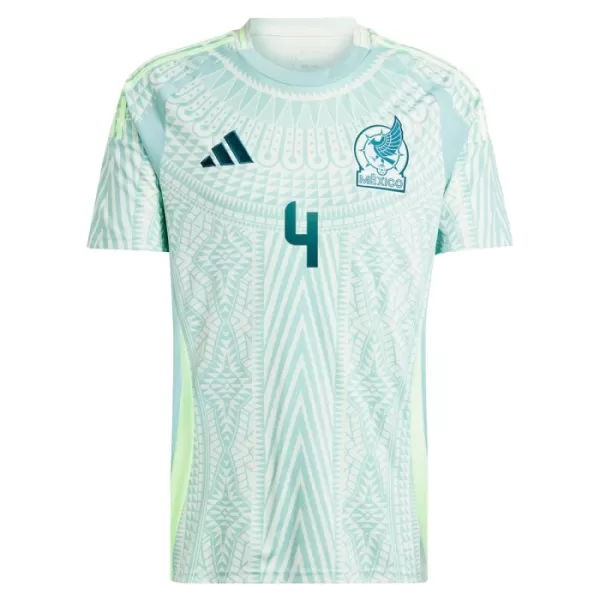 Günstige Mexiko Edson Alvarez 4 Herrentrikot Auswärts 2024 Kurzarm