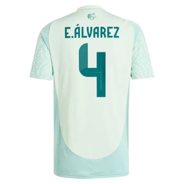 Günstige Mexiko Edson Alvarez 4 Herrentrikot Auswärts 2024 Kurzarm