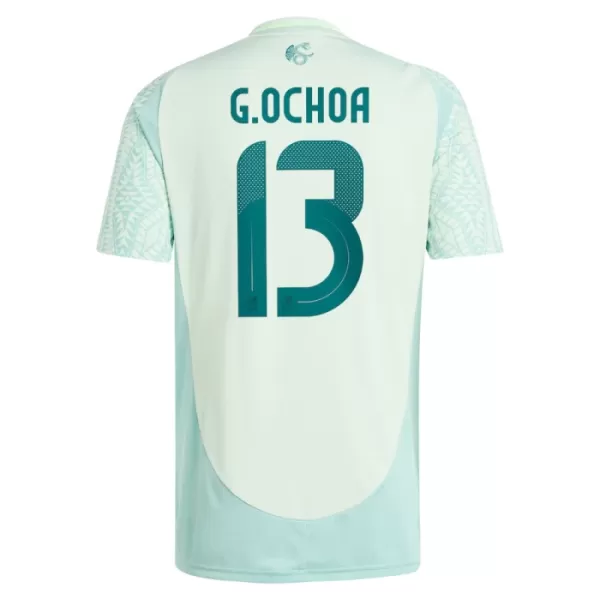 Günstige Mexiko Guillermo Ochoa 13 Herrentrikot Auswärts 2024 Kurzarm