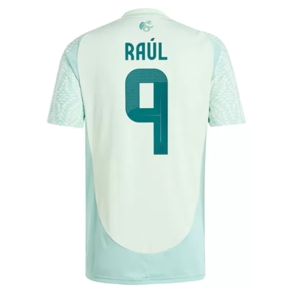 Günstige Mexiko Raul Jimenez 9 Herrentrikot Auswärts 2024 Kurzarm