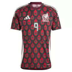 Günstige Mexiko Raul Jimenez 9 Herrentrikot Heim 2024 Kurzarm