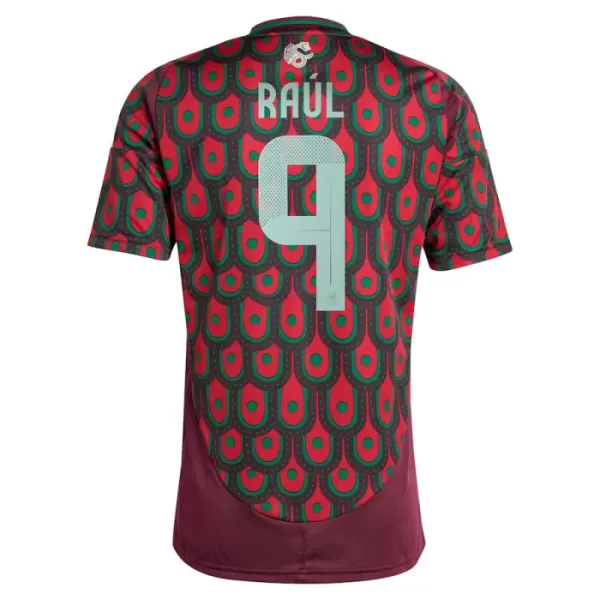 Günstige Mexiko Raul Jimenez 9 Herrentrikot Heim 2024 Kurzarm
