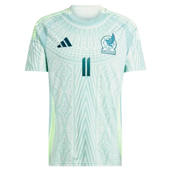 Günstige Mexiko Santiago Gimenez 11 Herrentrikot Auswärts 2024 Kurzarm