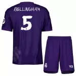 Günstige Real Madrid Bellingham 5 Kindertrikot Vierte 2023/24 Kurzarm