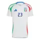 Günstige Italien Alessandro Bastoni 23 Herrentrikot Auswärts EURO 2024 Kurzarm
