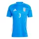 Günstige Italien Federico Dimarco 3 Herrentrikot Heim EURO 2024 Kurzarm