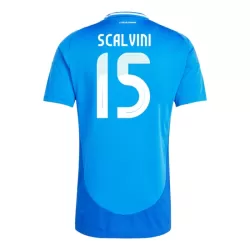 Günstige Italien Giorgio Scalvini 15 Herrentrikot Heim EURO 2024 Kurzarm