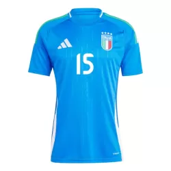 Günstige Italien Giorgio Scalvini 15 Herrentrikot Heim EURO 2024 Kurzarm