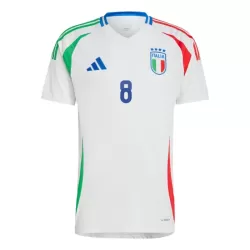 Günstige Italien Jorginho 8 Herrentrikot Auswärts EURO 2024 Kurzarm