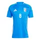 Günstige Italien Jorginho 8 Herrentrikot Heim EURO 2024 Kurzarm