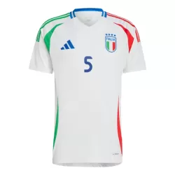 Günstige Italien Manuel Locatelli 5 Herrentrikot Auswärts EURO 2024 Kurzarm