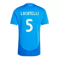 Günstige Italien Manuel Locatelli 5 Herrentrikot Heim EURO 2024 Kurzarm