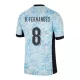 Günstige Portugal Bruno Fernandes 8 Kindertrikot Auswärts EURO 2024 Kurzarm