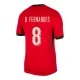 Günstige Portugal Bruno Fernandes 8 Kindertrikot Heim EURO 2024 Kurzarm