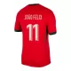 Günstige Portugal Joao Felix 11 Kindertrikot Heim EURO 2024 Kurzarm