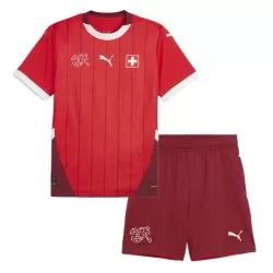 Günstige Schweiz Kindertrikot Heim EURO 2024 Kurzarm Günstige Schweiz Kindertrikot Heim EURO 2024 Kurzarm