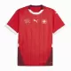 Günstige Schweiz Kindertrikot Heim EURO 2024 Kurzarm