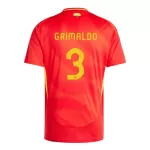 Günstige Spanien Alejandro Grimaldo 3 Herrentrikot Heim EURO 2024 Kurzarm