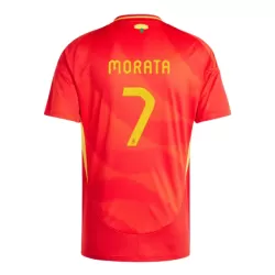 Günstige Spanien Alvaro Morata 7 Herrentrikot Heim EURO 2024 Kurzarm Günstige Spanien Alvaro Morata 7 Herrentrikot Heim EURO 2024 Kurzarm