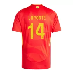 Günstige Spanien Aymeric Laporte 14 Herrentrikot Heim EURO 2024 Kurzarm Günstige Spanien Aymeric Laporte 14 Herrentrikot Heim EURO 2024 Kurzarm