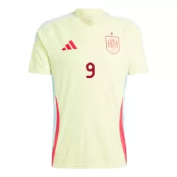 Günstige Spanien Gerard Moreno 9 Herrentrikot Auswärts EURO 2024 Kurzarm