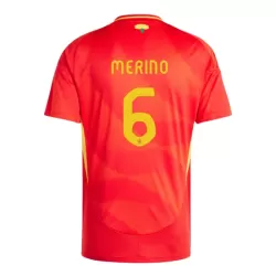 Günstige Spanien Mikel Merino 6 Herrentrikot Heim EURO 2024 Kurzarm Günstige Spanien Mikel Merino 6 Herrentrikot Heim EURO 2024 Kurzarm