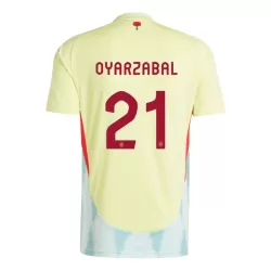 Günstige Spanien Mikel Oyarzabal 21 Herrentrikot Auswärts EURO 2024 Kurzarm Günstige Spanien Mikel Oyarzabal 21 Herrentrikot Auswärts EURO 2024 Kurzarm