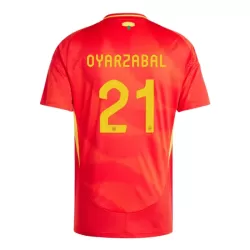 Günstige Spanien Mikel Oyarzabal 21 Herrentrikot Heim EURO 2024 Kurzarm Günstige Spanien Mikel Oyarzabal 21 Herrentrikot Heim EURO 2024 Kurzarm