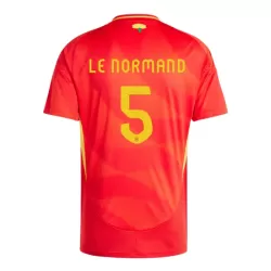 Günstige Spanien Robin Le Normand 5 Herrentrikot Heim EURO 2024 Kurzarm Günstige Spanien Robin Le Normand 5 Herrentrikot Heim EURO 2024 Kurzarm