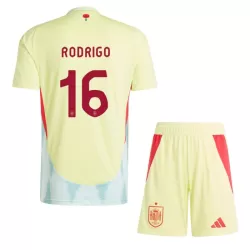 Günstige Spanien Rodrigo 16 Kindertrikot Auswärts EURO 2024 Kurzarm Günstige Spanien Rodrigo 16 Kindertrikot Auswärts EURO 2024 Kurzarm