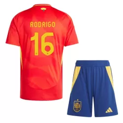Günstige Spanien Rodrigo 16 Kindertrikot Heim EURO 2024 Kurzarm Günstige Spanien Rodrigo 16 Kindertrikot Heim EURO 2024 Kurzarm