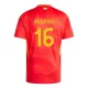Günstige Spanien Rodrigo 16 Kindertrikot Heim EURO 2024 Kurzarm