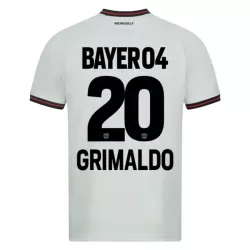 Günstige Bayer 04 Leverkusen Alejandro Grimaldo 20 Herrentrikot Auswärts 2023/24 Kurzarm Günstige Bayer 04 Leverkusen Alejandro Grimaldo 20 Herrentrikot Auswärts 2023/24 Kurzarm