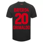 Günstige Bayer 04 Leverkusen Alejandro Grimaldo 20 Herrentrikot Heim 2023/24 Kurzarm