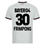 Günstige Bayer 04 Leverkusen Jeremie Frimpong 30 Herrentrikot Auswärts 2023/24 Kurzarm