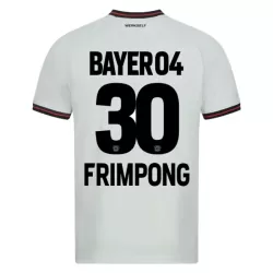Günstige Bayer 04 Leverkusen Jeremie Frimpong 30 Herrentrikot Auswärts 2023/24 Kurzarm Günstige Bayer 04 Leverkusen Jeremie Frimpong 30 Herrentrikot Auswärts 2023/24 Kurzarm