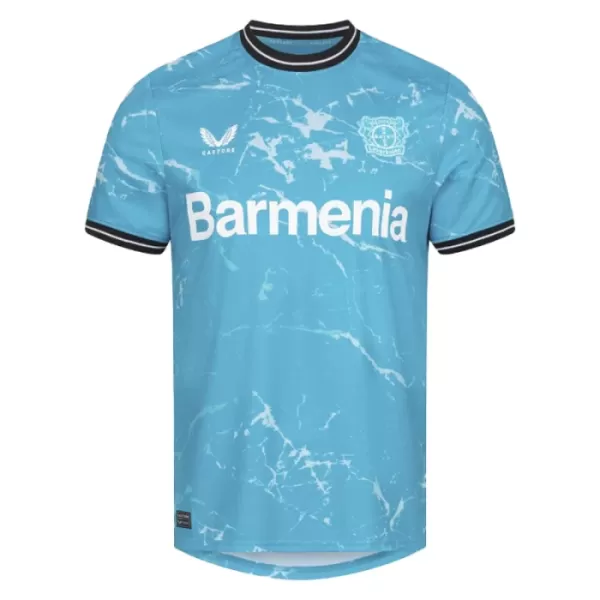 Günstige Bayer 04 Leverkusen Jeremie Frimpong 30 Herrentrikot Ausweich 2023/24 Kurzarm
